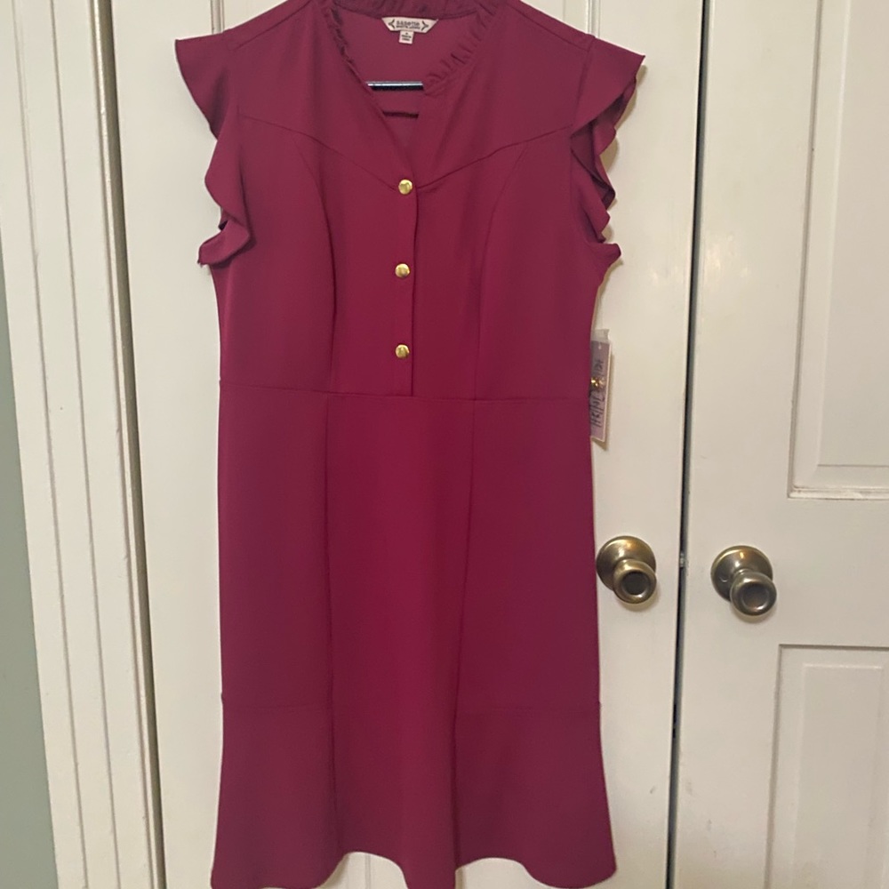 Nanette Lenore magenta dress. Size 8